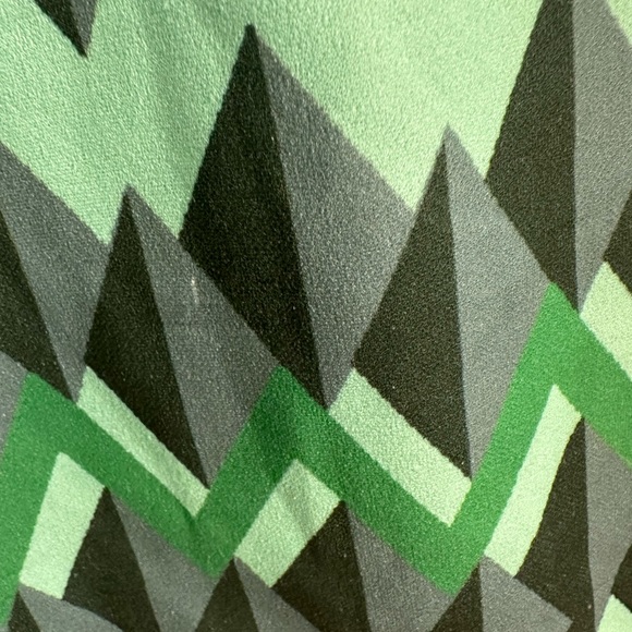 Shein Geo Print Quarter Button Dress - Picture 7 of 7